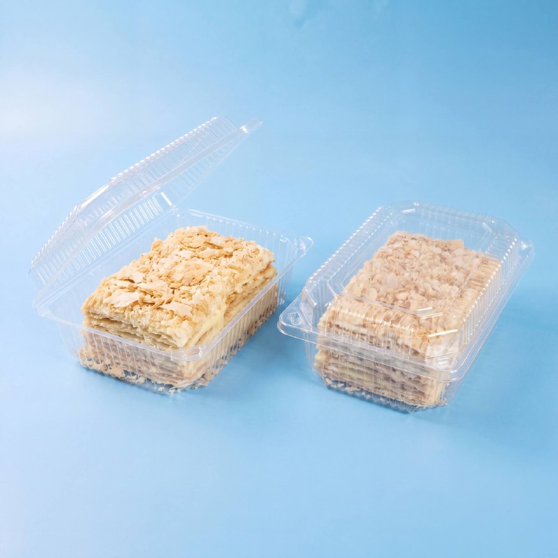 Puff pastry in a DK Plast F-15 container