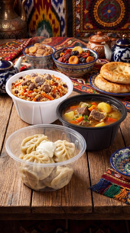 Ready meals in DK Plast containers and bowls
