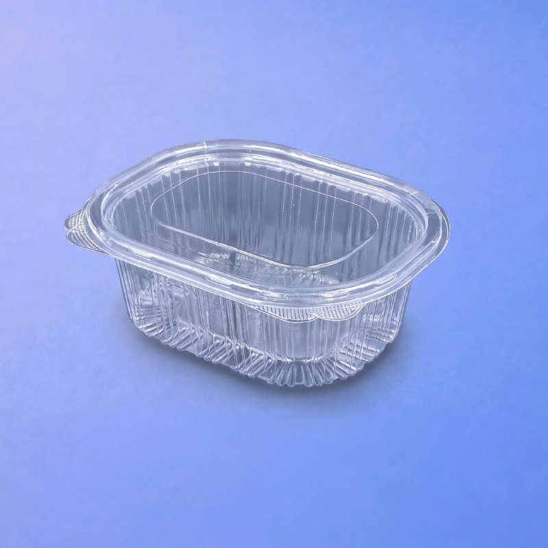 Овальный контейнер Ов-600 с крышкой DK Plast