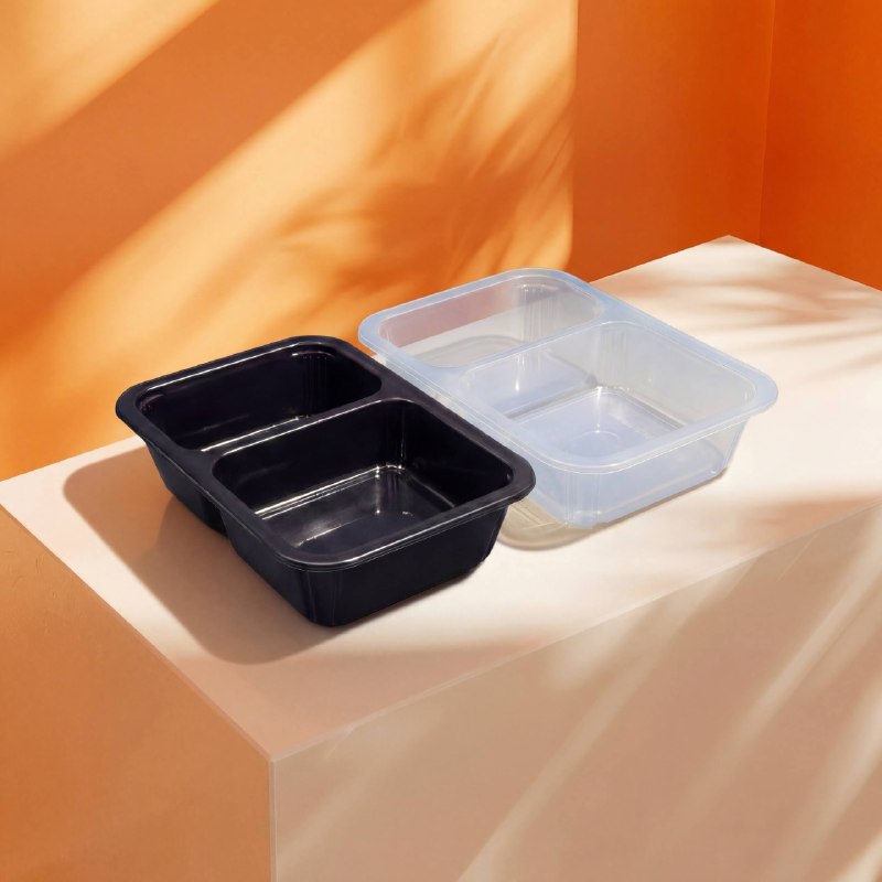 Ланч-бокс 300/150 с двумя отделениями DK Plast