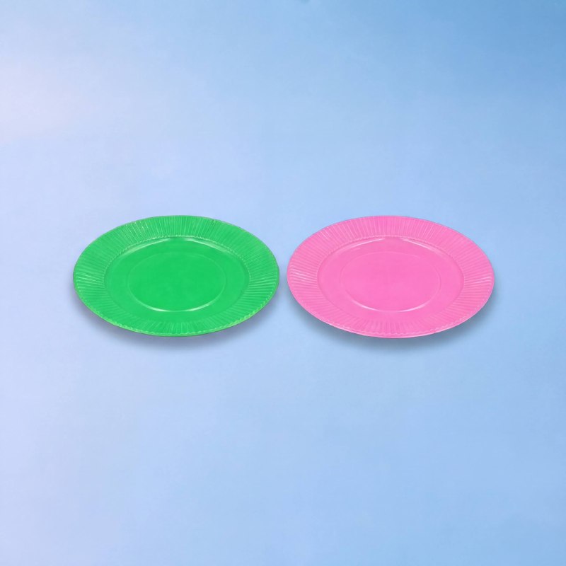 Coloured DK Plast disposable plates